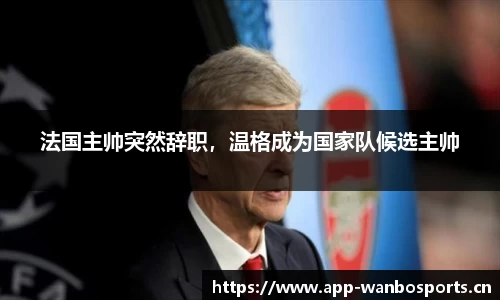 法国主帅突然辞职，温格成为国家队候选主帅